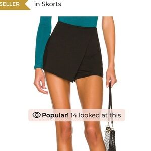 superdown Sonya Skort in Black